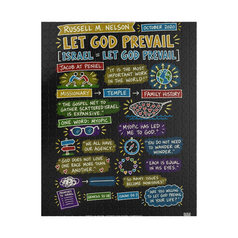 Let God Prevail sketch note puzzle