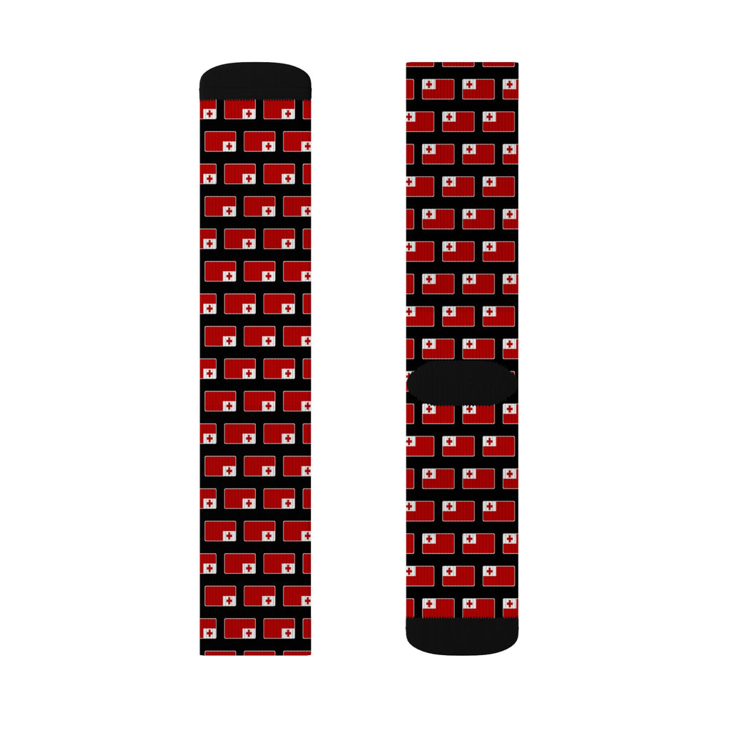 Tonga Mission Flag Socks