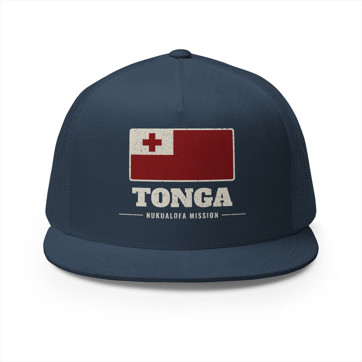 Tonga Nukualofa Mission Flag Map Trucker Hat