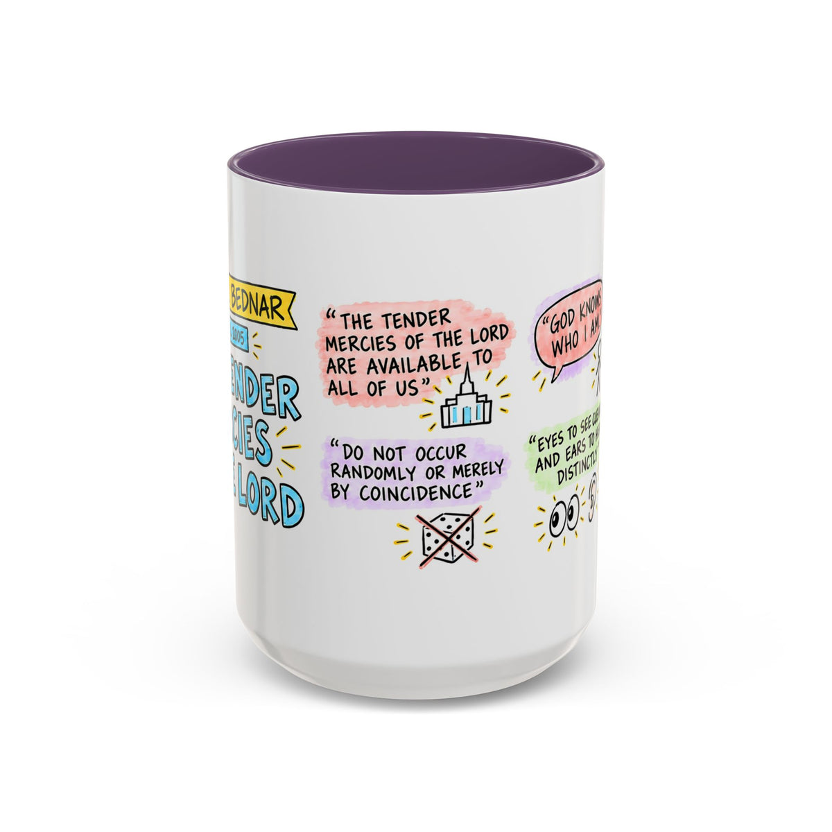 The Tender Mercies of the Lord Sketch Note Mug — David A. Bednar