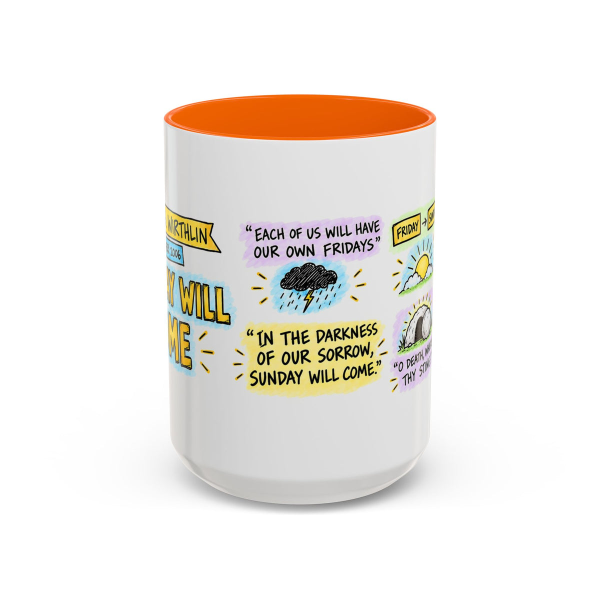 Sunday Will Come Sketch Note Mug — Joseph B. Wirthlin