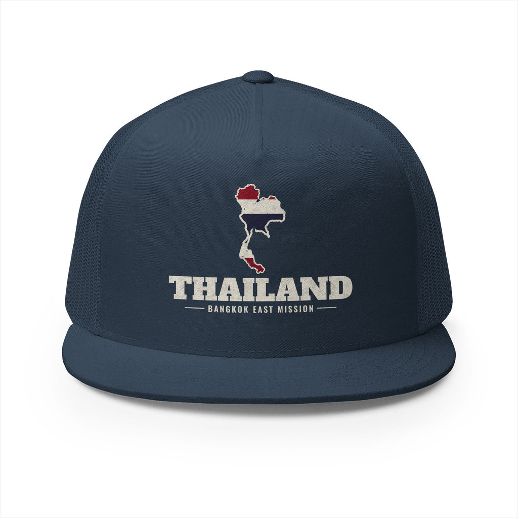 Thailand Bangkok East Mission Flag Map Trucker Hat