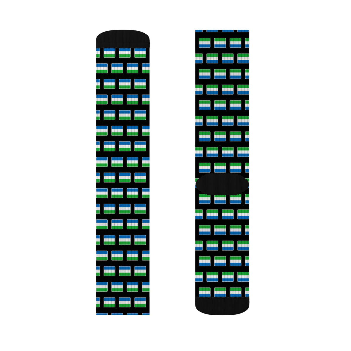 Sierra Leone Mission Flag Socks