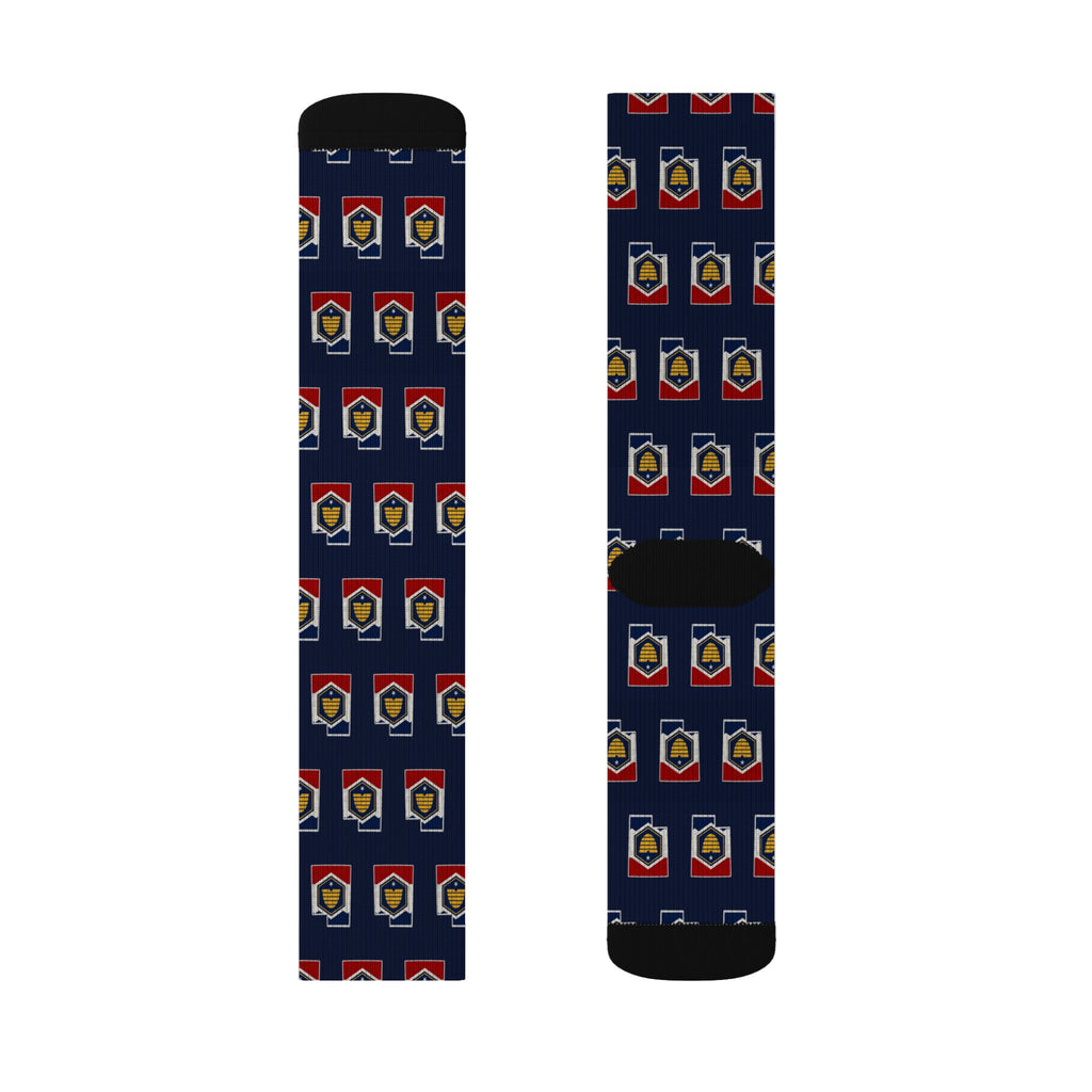 Utah Mission Flag Map Socks