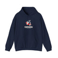 Canada Halifax Mission Flag Map Hoodie in Navy, front view with the flag map and mission name