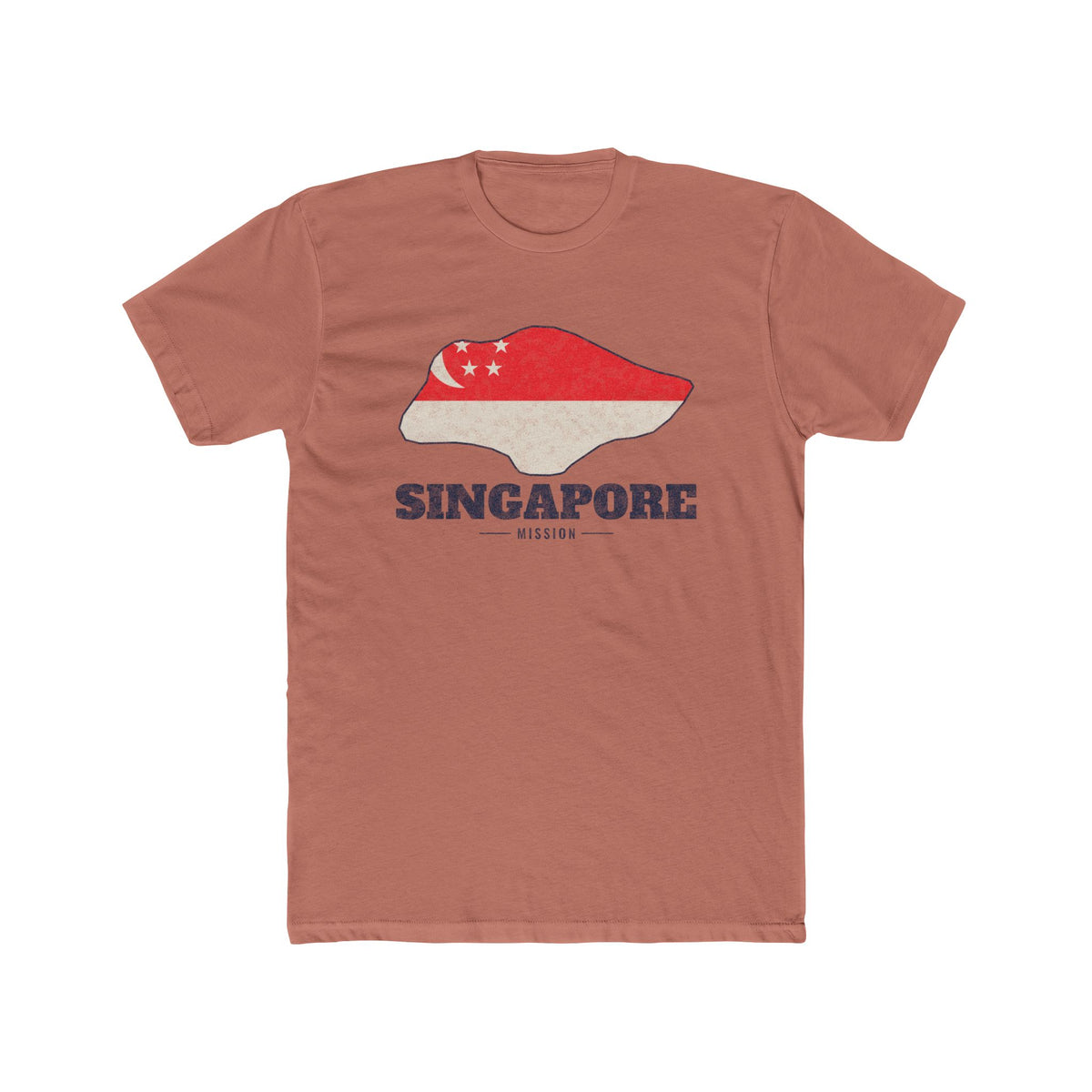 Singapore Mission Flag Map Shirt