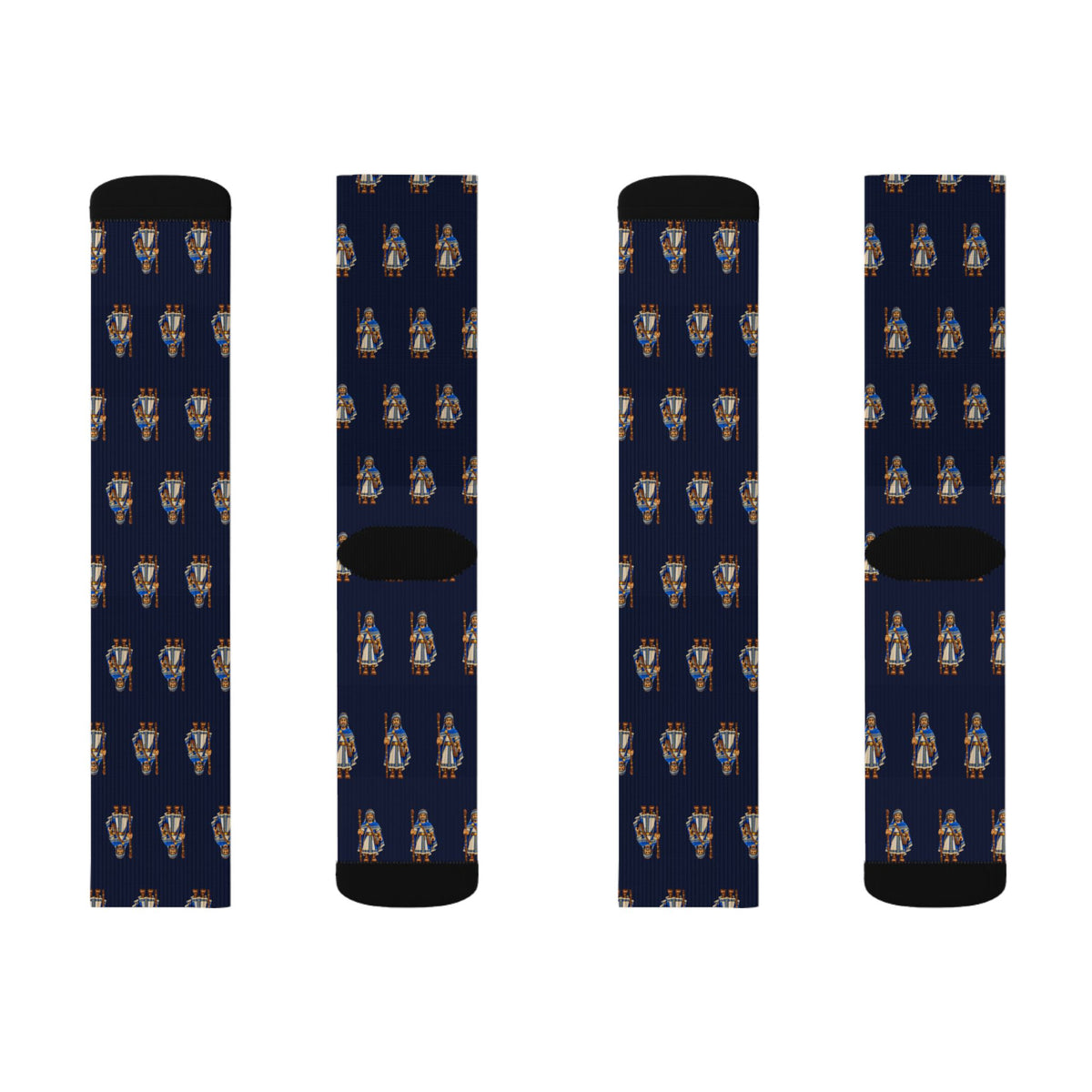 Ishmael Brick Chess crew socks by Weak Things view 2