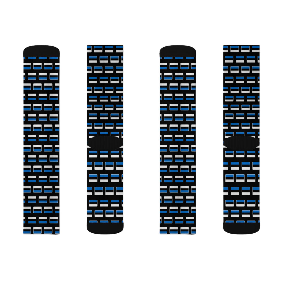 Estonia Mission Flag Socks