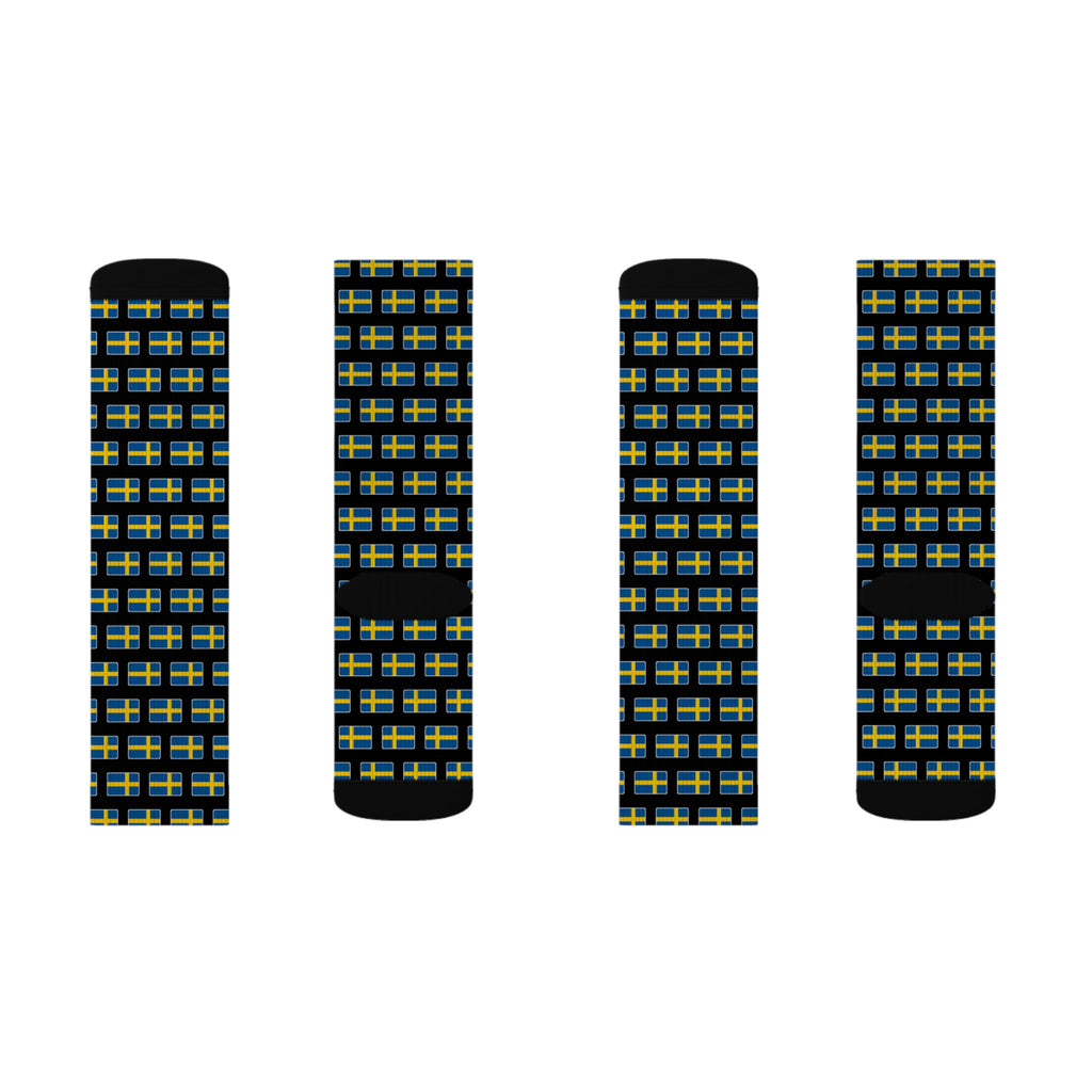 Sweden Mission Flag Socks