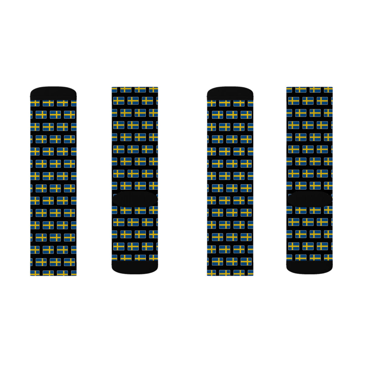 Sweden Mission Flag Socks