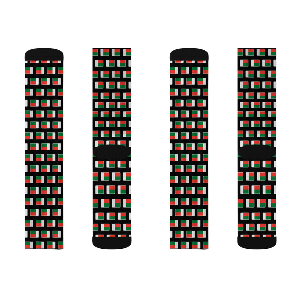 Madagascar Mission Flag Socks