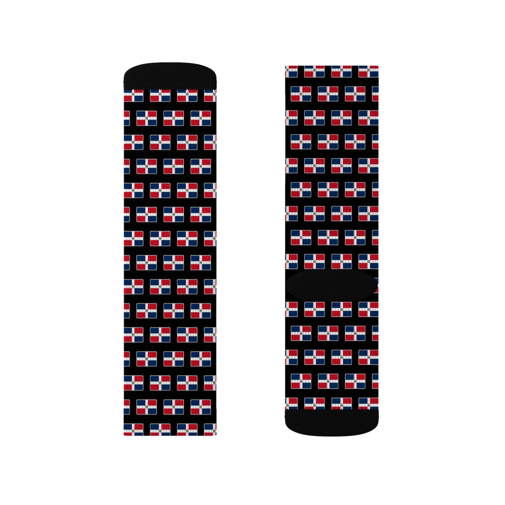 Dominican Republic Mission Flag Socks