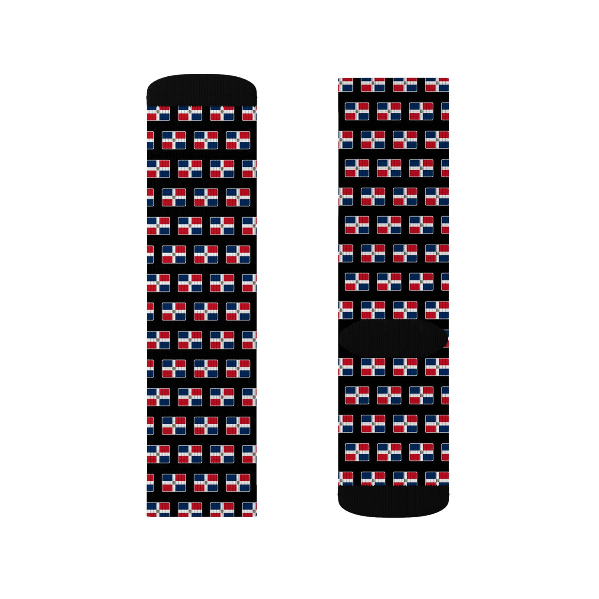 Dominican Republic Mission Flag Socks