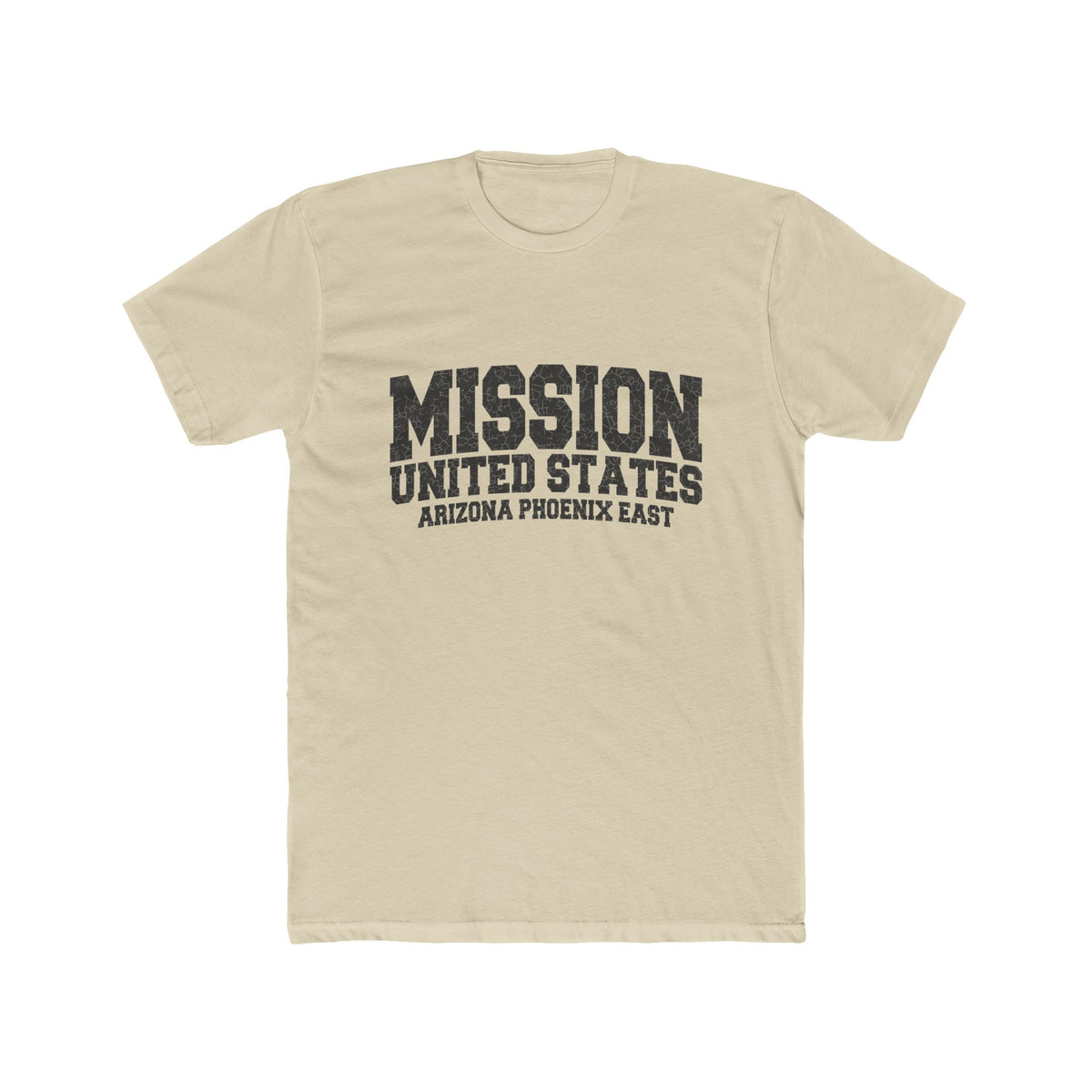 Arizona Phoenix East Mission T-Shirt in Solid Cream, front view