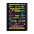Safety for the Soul Sketch Note Poster (Black) — Jeffrey R. Holland