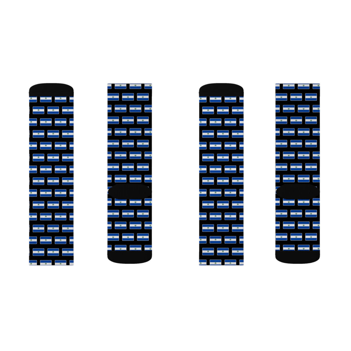 El Salvador Mission Flag Socks
