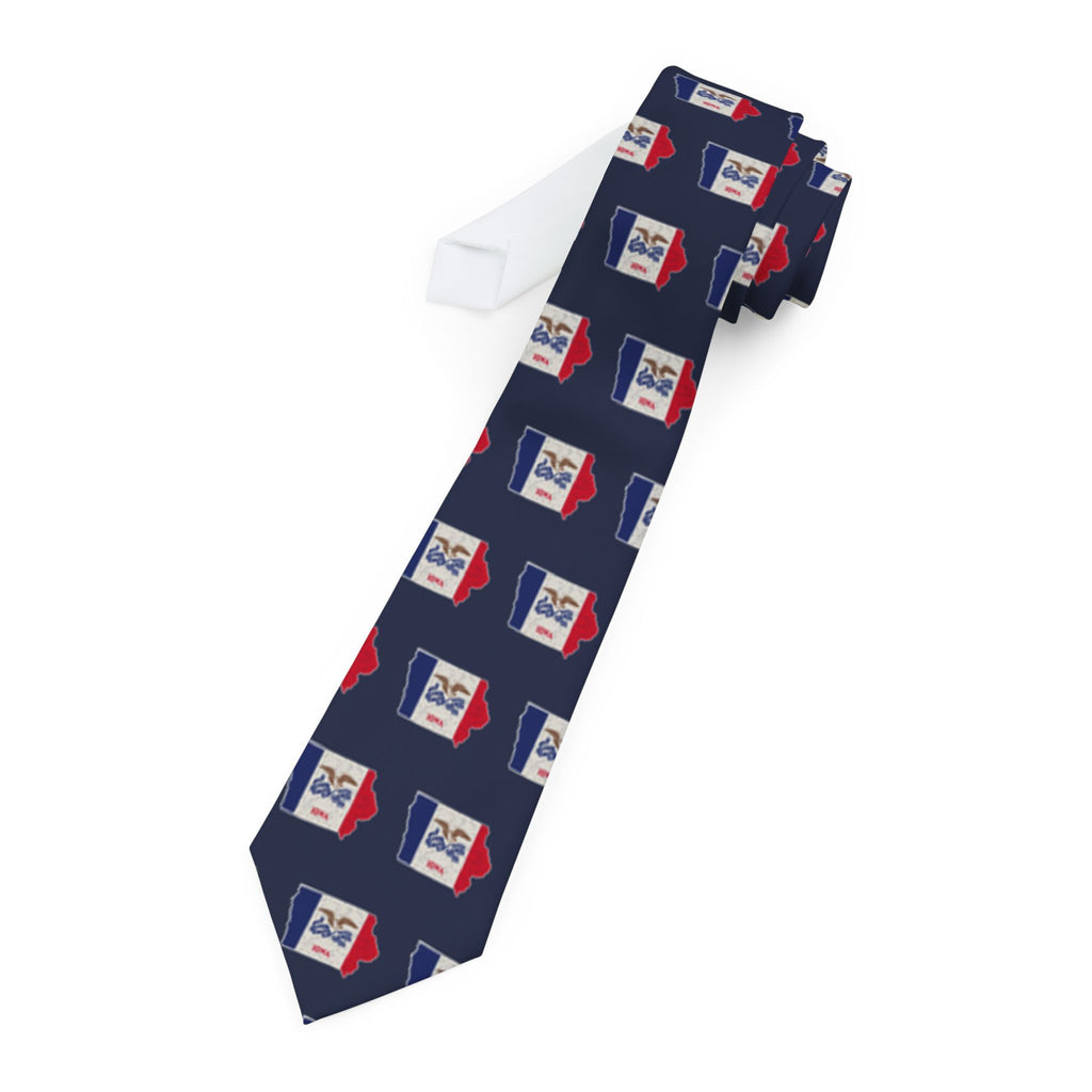Iowa Mission Flag Map Tie