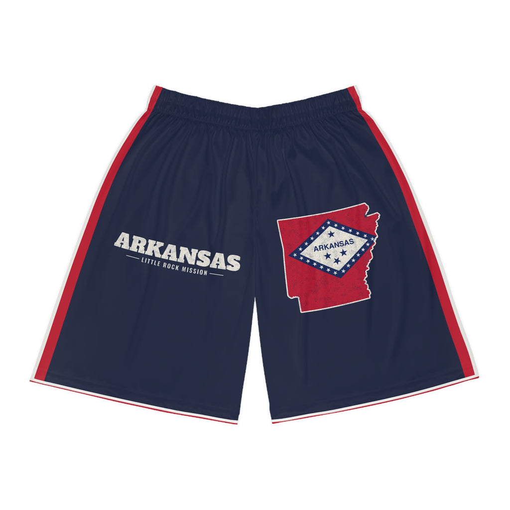 Arkansas Little Rock Mission Basketball Shorts, front view