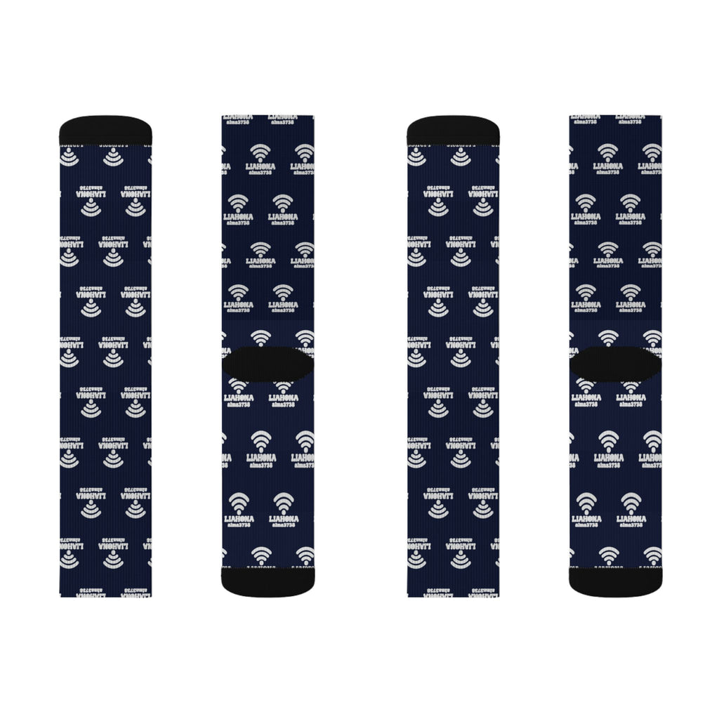 Liahona WiFi Alma 37:38 crew socks by Weak Things view 4