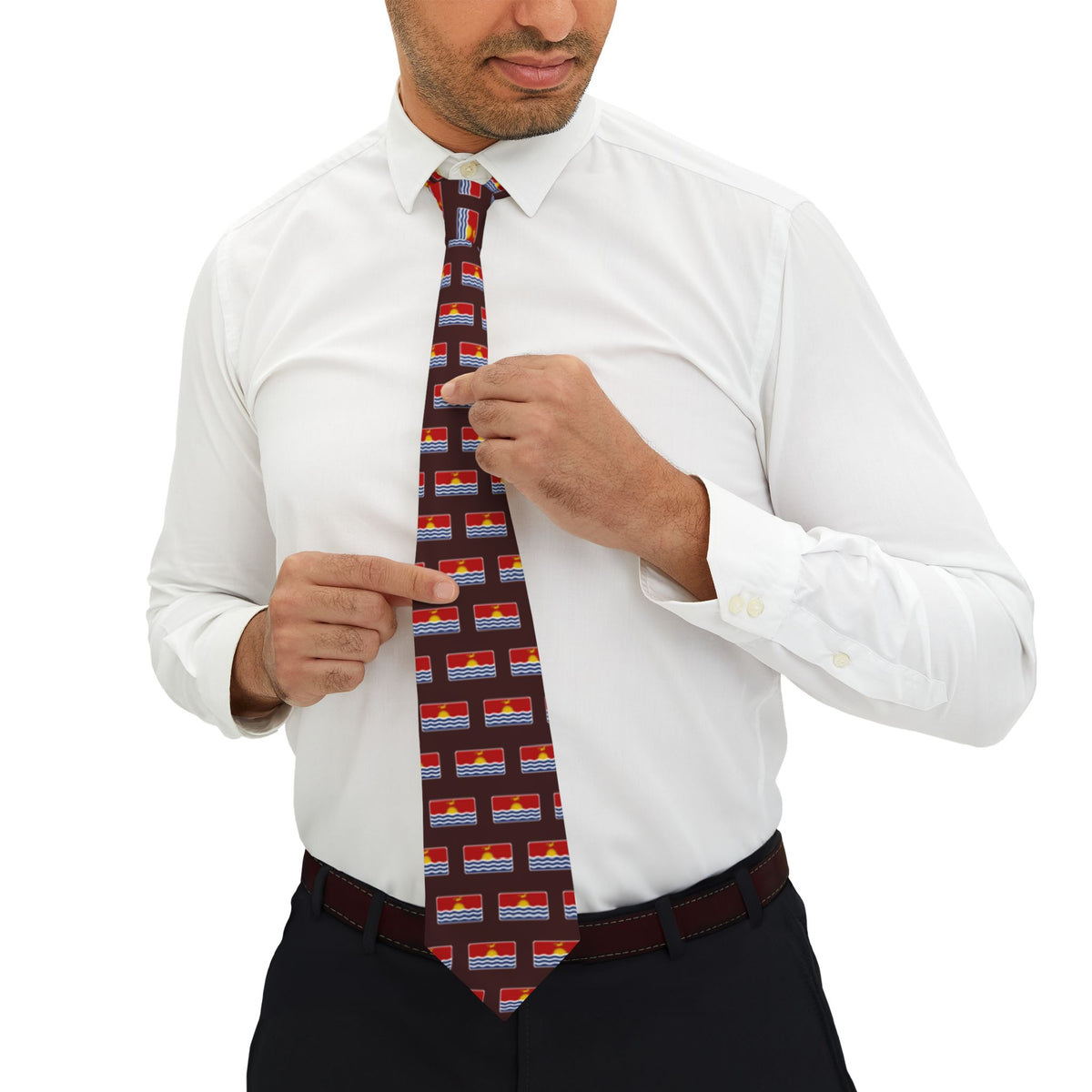 Kiribati Mission Flag Tie