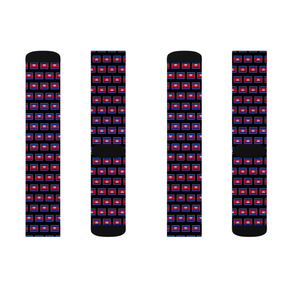 Cambodia Mission Flag Socks