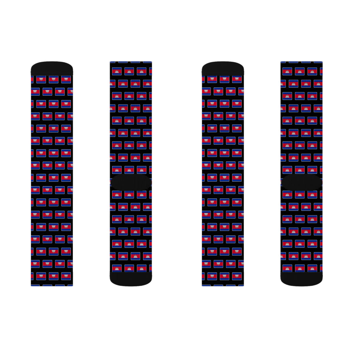 Cambodia Mission Flag Socks