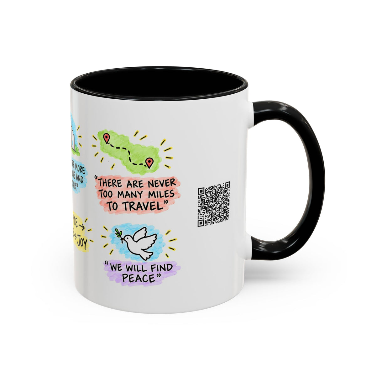 The Holy Temple—a Beacon to the World Sketch Note Mug — Thomas S. Monson