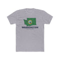 Washington Seattle Mission Flag Map Shirt