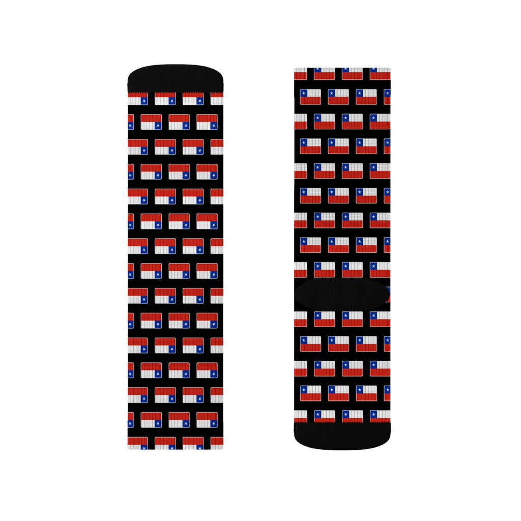 Chile Mission Flag Socks