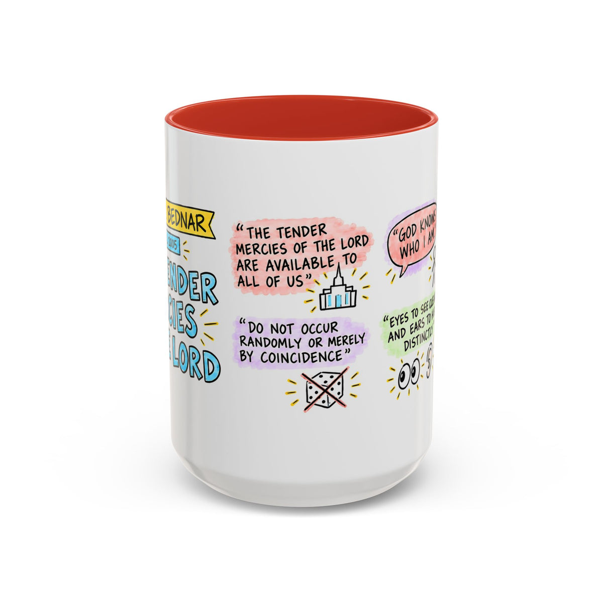 The Tender Mercies of the Lord Sketch Note Mug — David A. Bednar