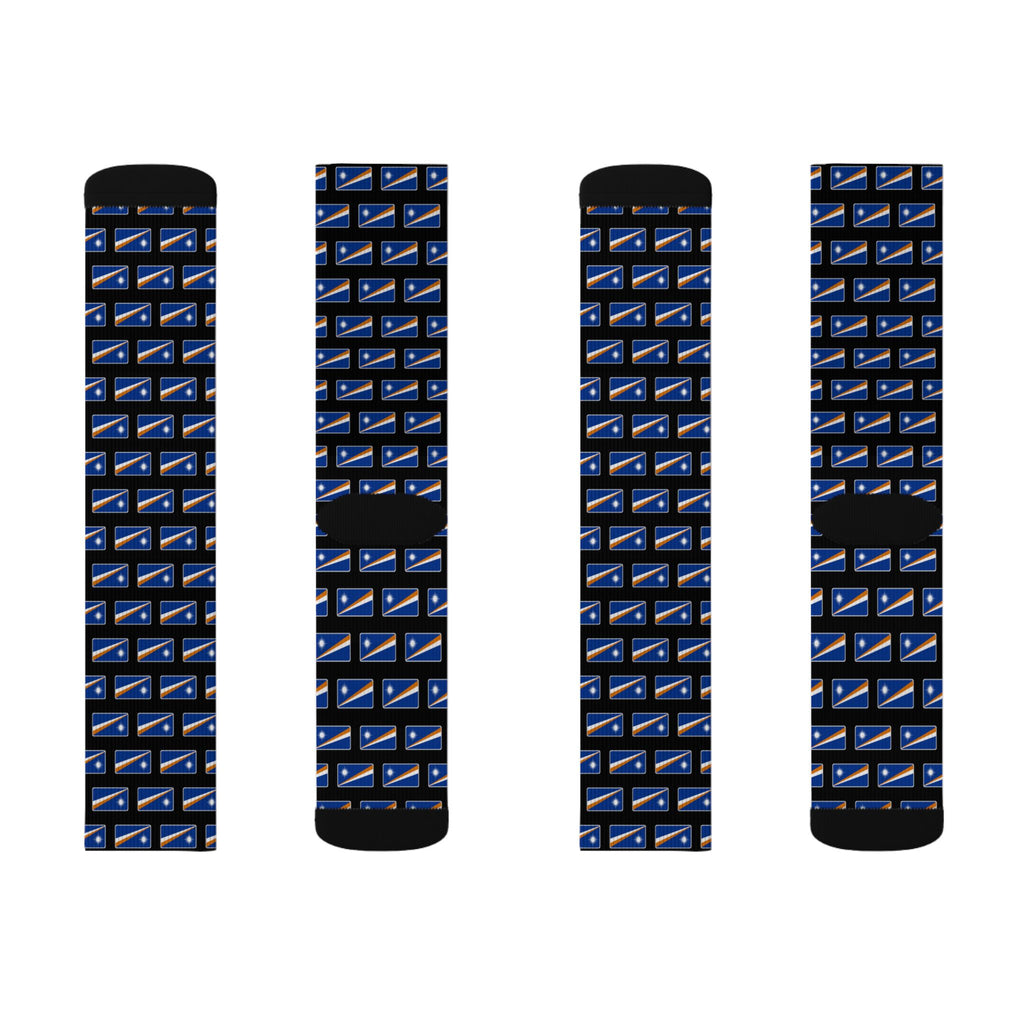Marshall Islands Mission Flag Socks