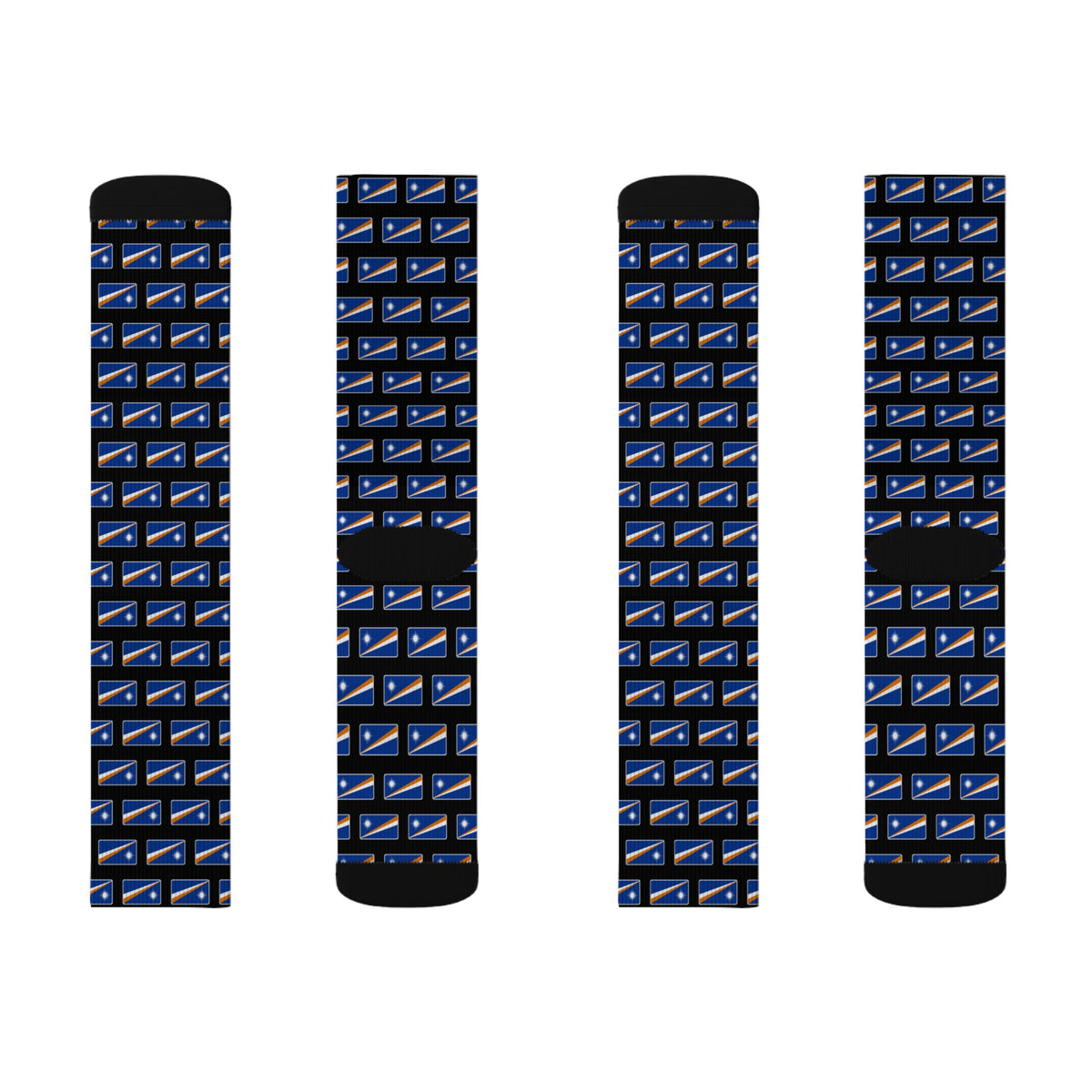 Marshall Islands Mission Flag Socks