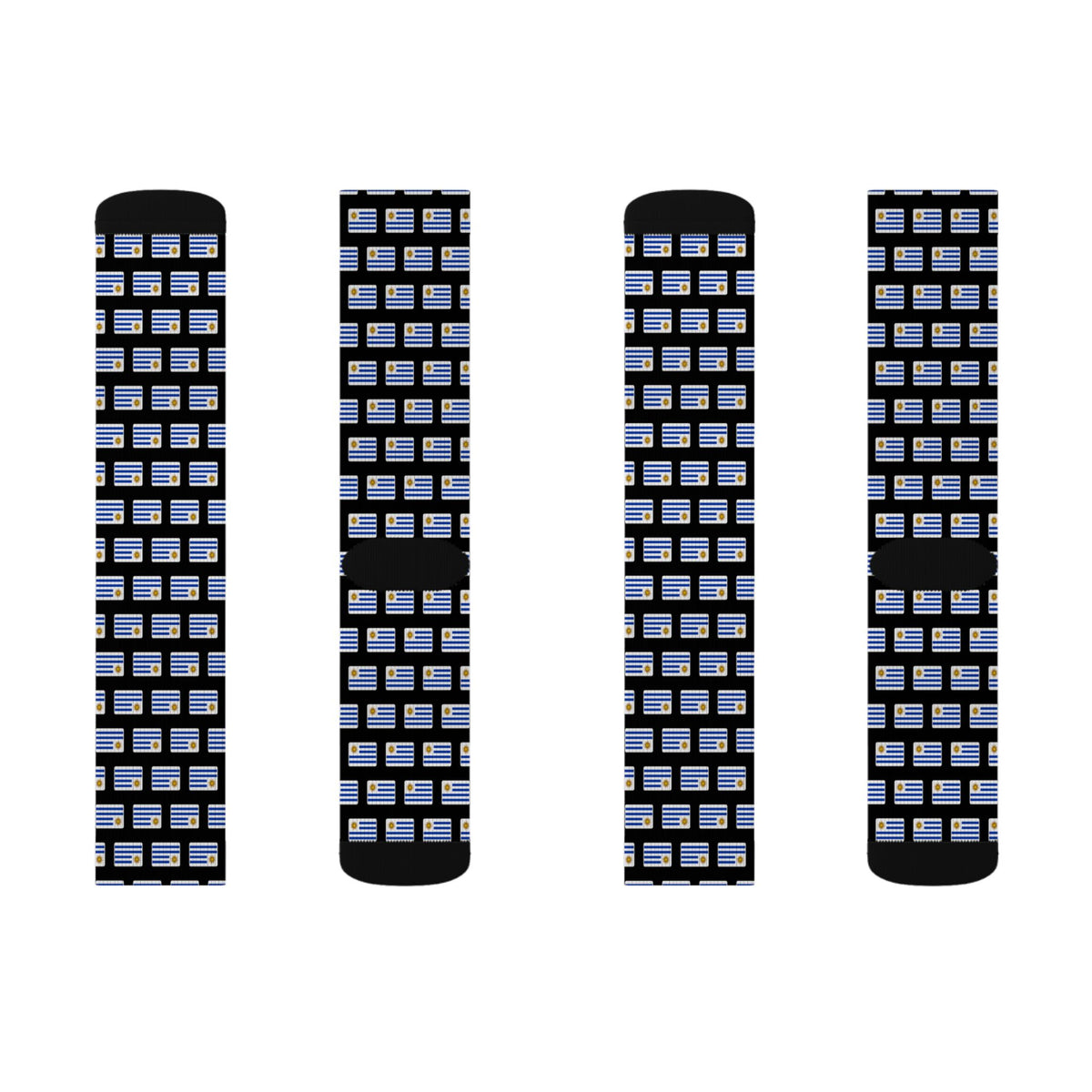 Uruguay Mission Flag Socks