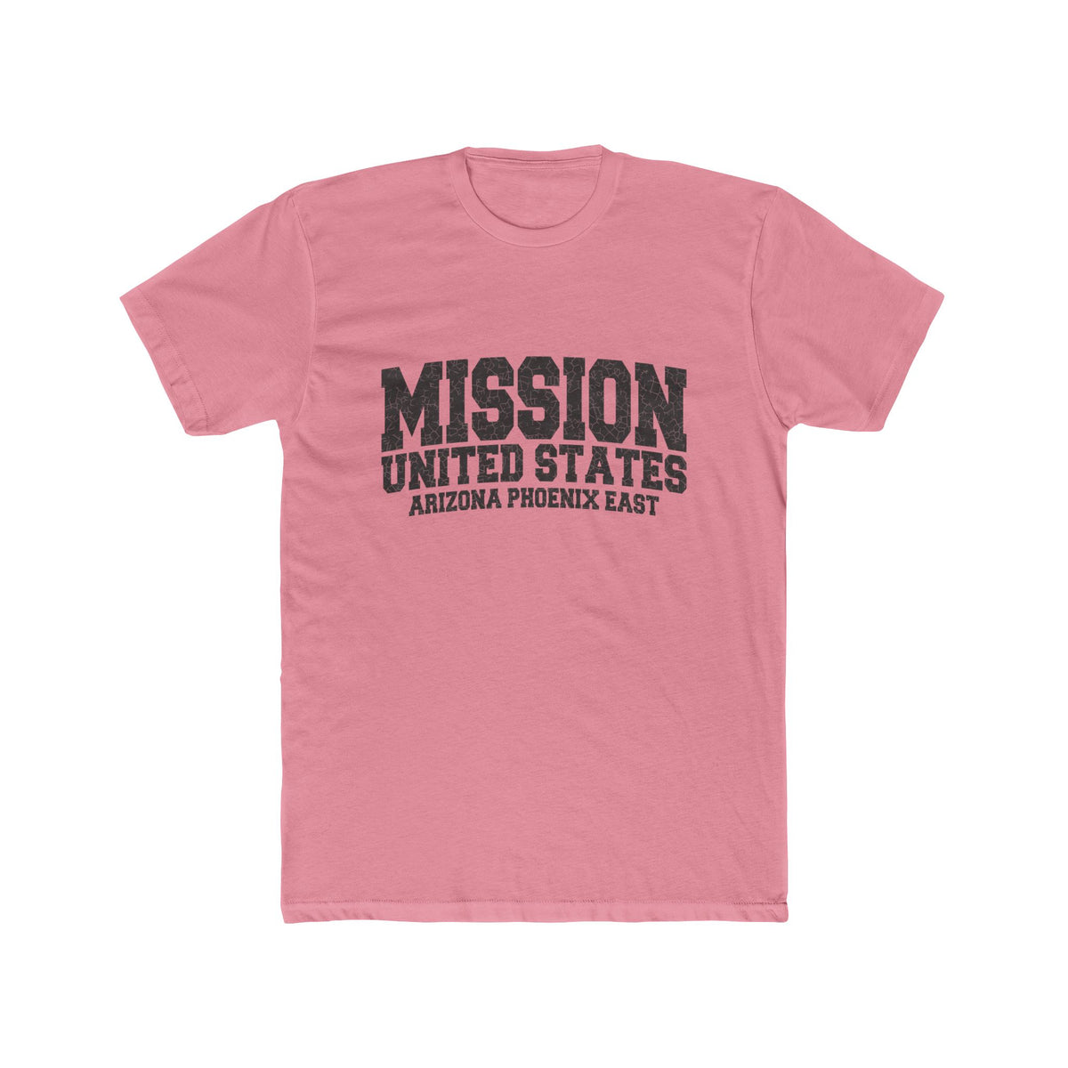 Arizona Phoenix East Mission T-Shirt in Solid Light Pink, front view