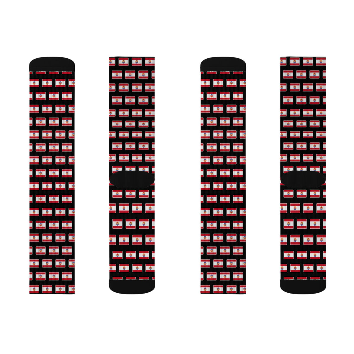 Tahiti Mission Flag Socks