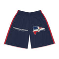 Dominican Republic Santiago Mission Basketball Shorts, front view