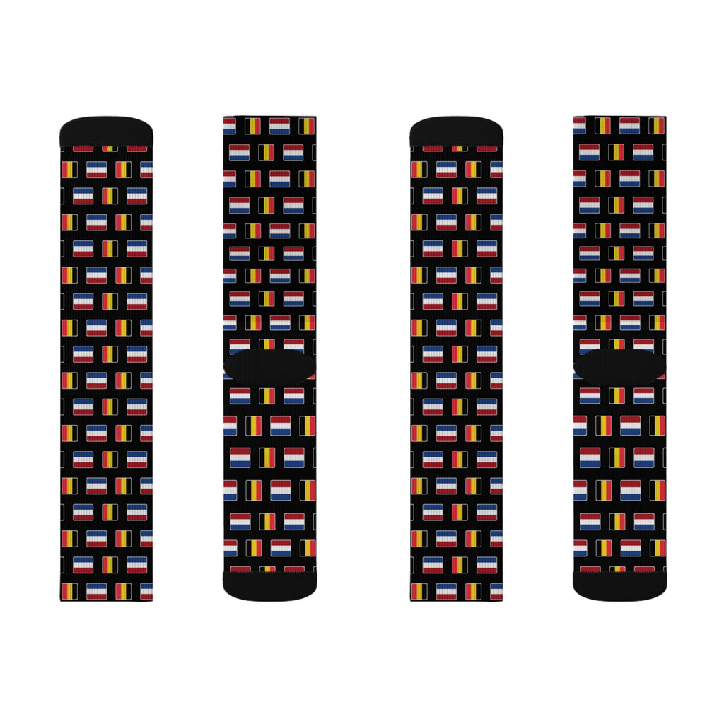 Belgium/Netherlands Mission Flag Socks