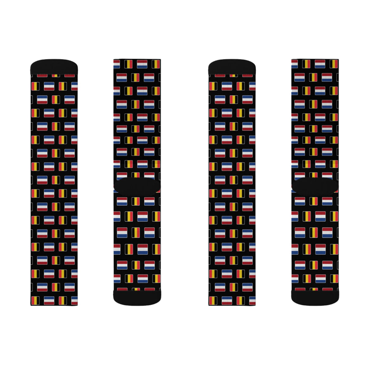 Belgium/Netherlands Mission Flag Socks