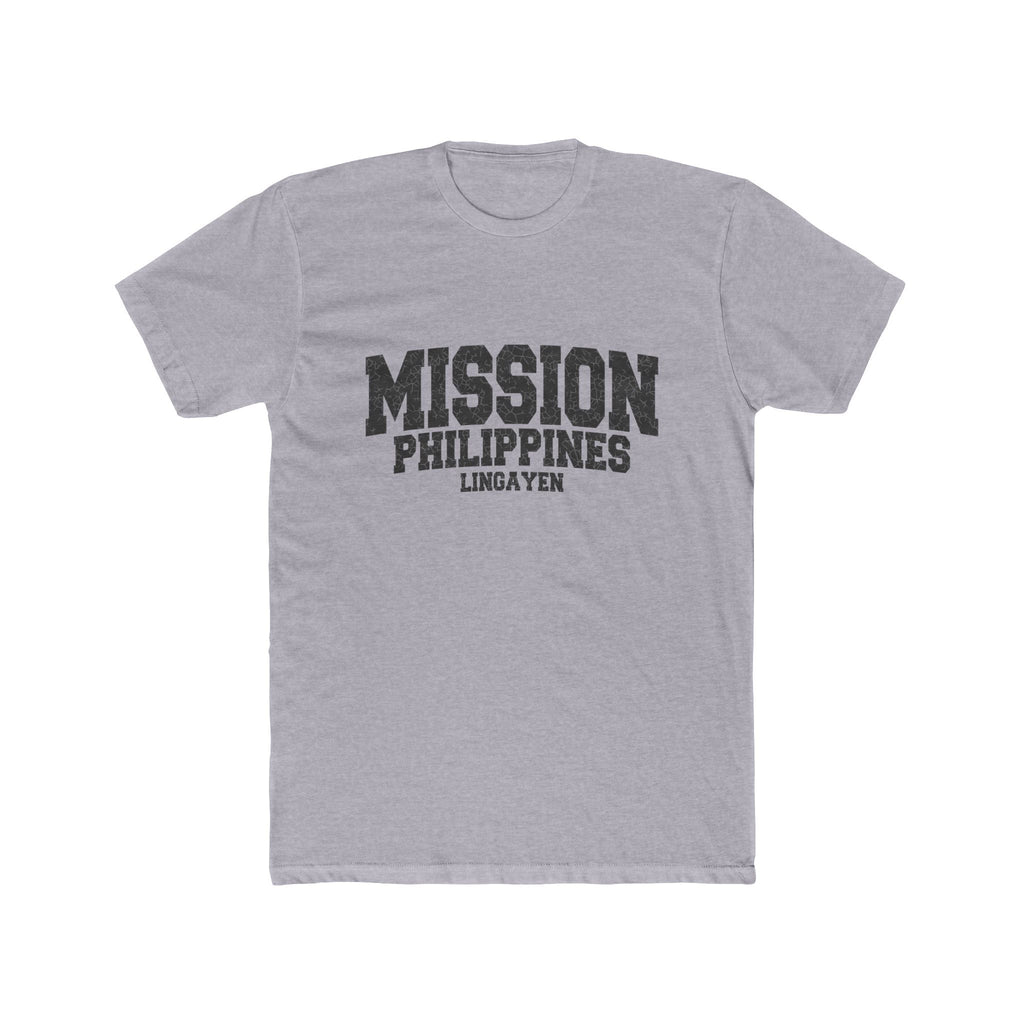 Philippines Lingayen Mission T-Shirt in Heather Grey, front view