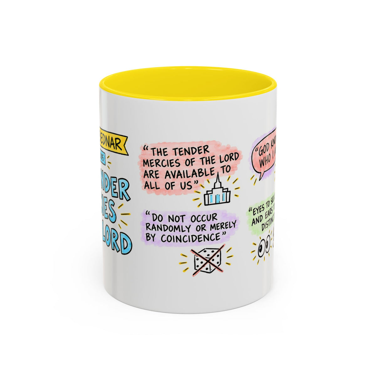 The Tender Mercies of the Lord Sketch Note Mug — David A. Bednar