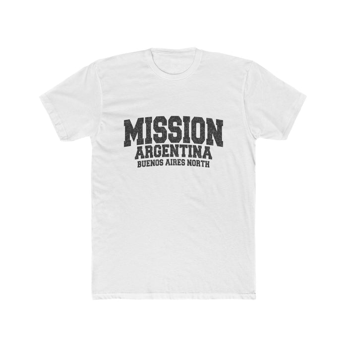 Argentina Buenos Aires North Mission T-Shirt in Solid White, front view