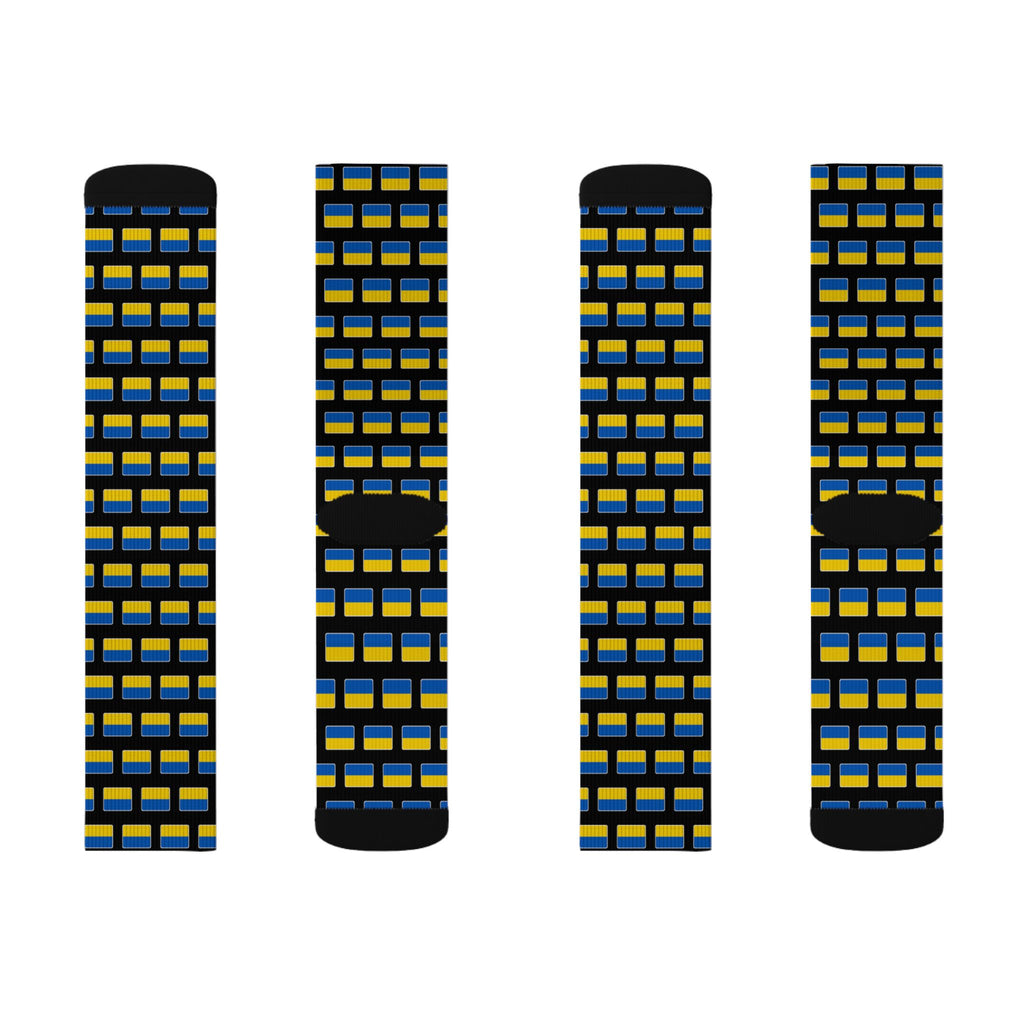 Ukraine Mission Flag Socks