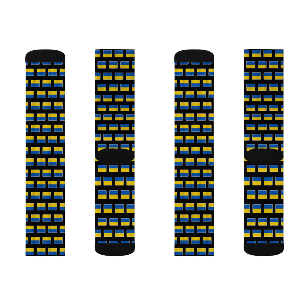 Ukraine Mission Flag Socks