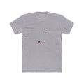 Tonga Nukualofa Mission Heart Map shirt in Heather Grey: Tonga outline with a red heart, front view