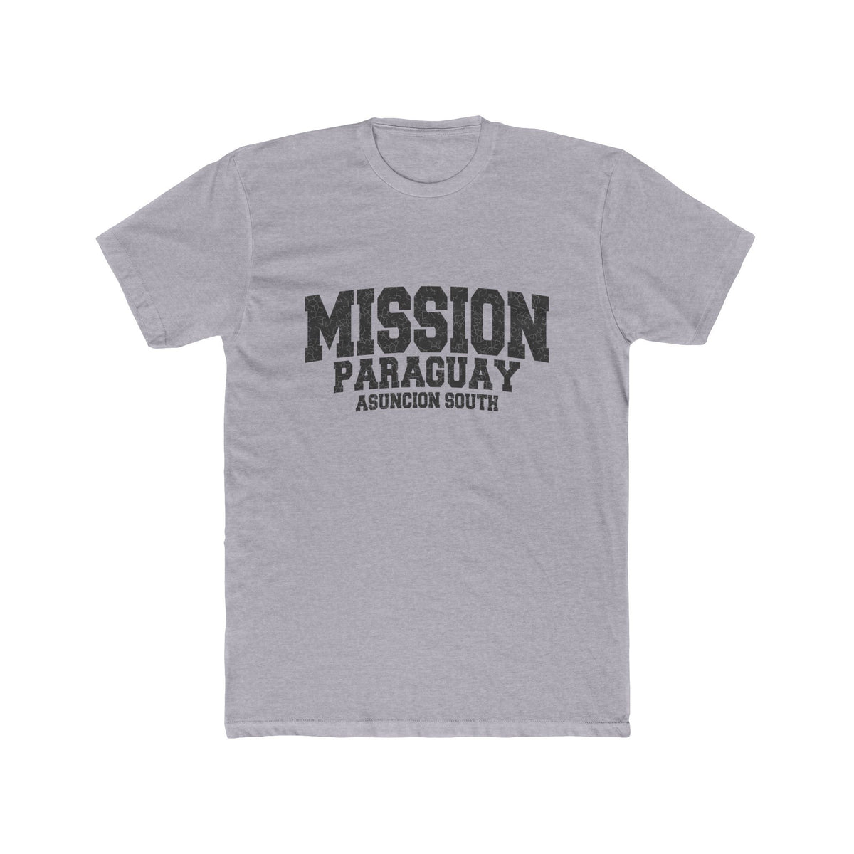 Paraguay Asuncion South Mission T-Shirt in Heather Grey, front view