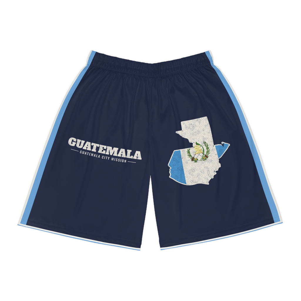 Guatemala Guatemala City Mission Basketball Shorts, front view