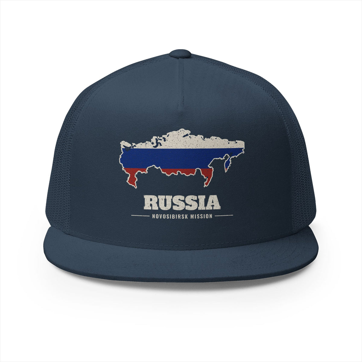 Russia Novosibirsk Mission Flag Map Trucker Hat