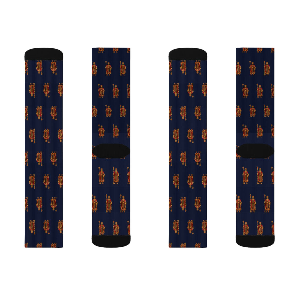 Nehor Brick Chess crew socks by Weak Things view 2