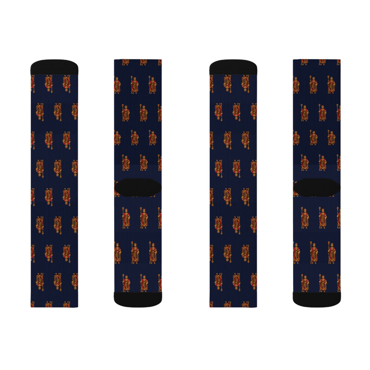 Nehor Brick Chess crew socks by Weak Things view 2
