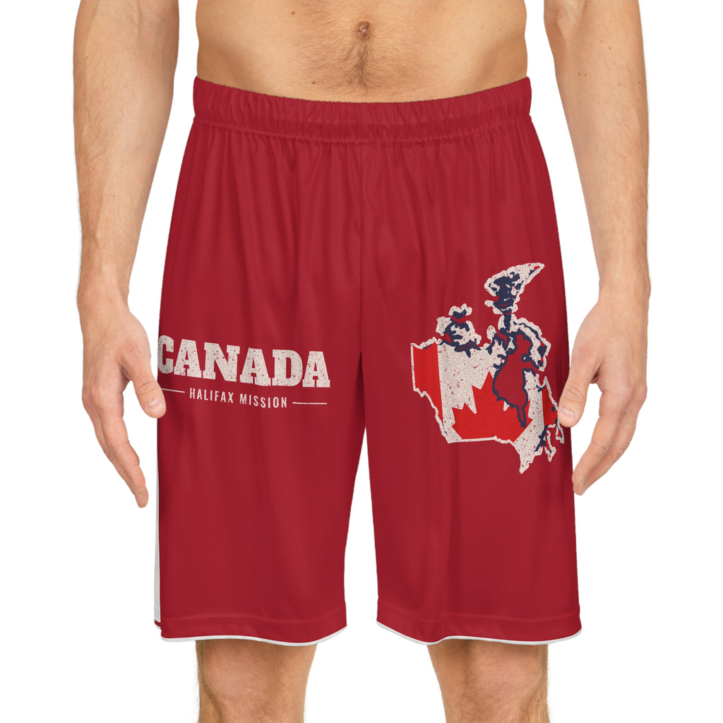 Canada Halifax Mission Basketball Shorts, worn, front view